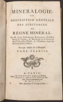 Portada de libro Mineralogie ou Description Générale des Substances du Regne Mineral