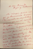 Portada de libro Carta Manuscrita de Mariano de Cavia a Ricardo Royo y Villanova