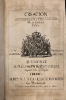 Portada de libro Creación, Antigüedad y Privilegios de los títulos de Castilla