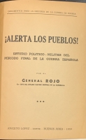 Portada de libro Alerta a los Pueblos. Estudio politico - militar del periodo final de...