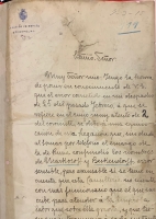 Portada de libro Carta del Duque de Amalfi. Estocolmo. 1915. Carta del Conde de...