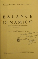 Portada de libro Balance dinamico. Prologo de Rodriguez Sartre