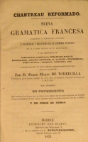 Portada de libro Chantreau Reformado. Nueva Gramática Francesa Compuesta y Arreglada...