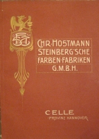 Portada de libro Chr. Hostmann Steinberg'sche Farben-Fabriken G.M.B.H