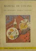 Portada de libro Manual De Cocina Para Bachillerato, Comercio y Magisterio